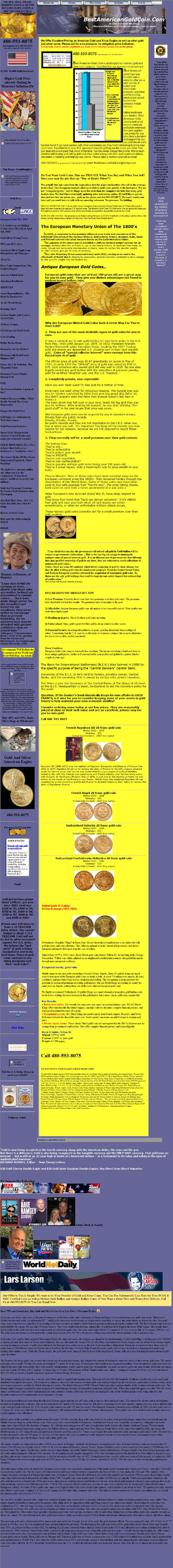 Best American Gold Coin's Gold Coins Page